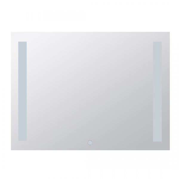 Zrcadlo s LED bočním osvětlením, 800 × 600 mm