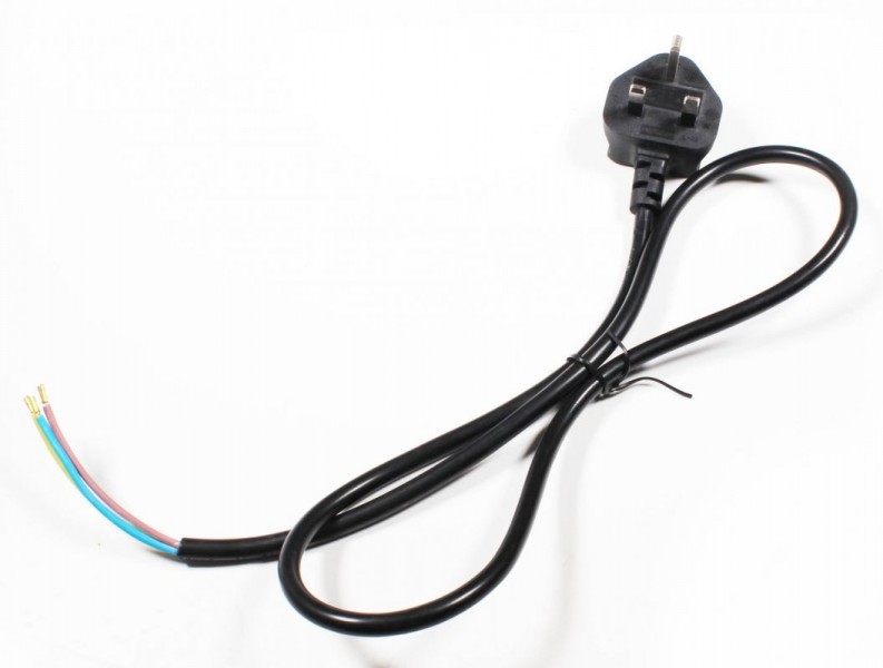 Jet Dryer Napájecí kabel - UK vidlice BS1363 (Type G) / bez konektoru, pouze kabel 3x 1,25