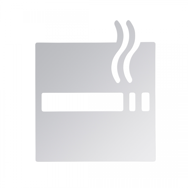 Ikona – Kouření povoleno, čtverec, lesk