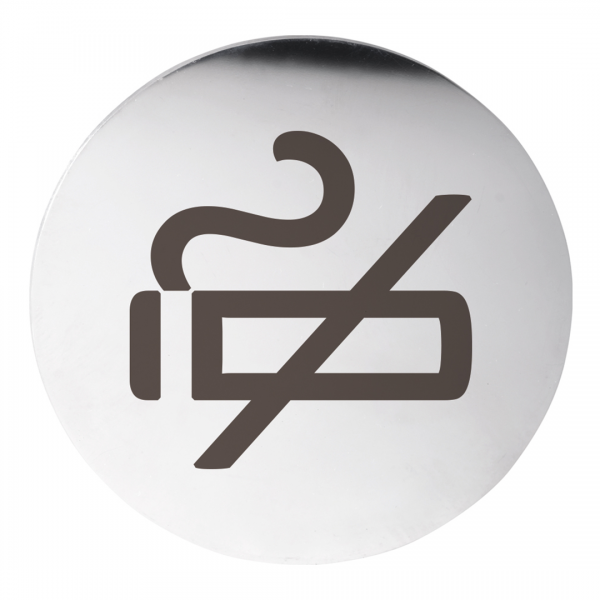 HOME: Ikona – Kouření zakázáno, kruh, lesk