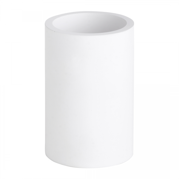 Náhradní nádoba pro WC štětku 145613320, kulatá, bílá