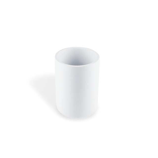 Nimco Omi - pohárek na kartáčky, bílý