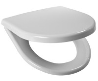 Sedátko Lyra plus duroplast, nerezové úchyty, bílé (kombi klozety, mimo Rimless)